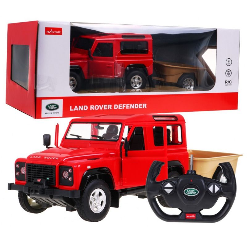 Voiturette DEFENDER pour enfant 3- 7 ans - Rouge