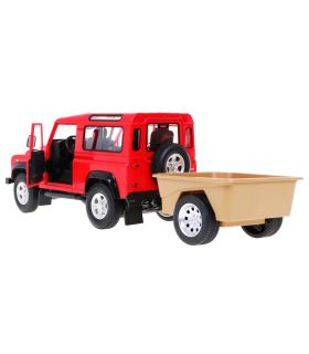 Voiture télécommandée Land Rover Defender Rouge