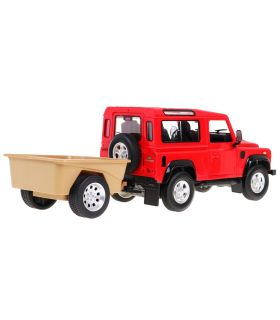 Voiture télécommandée Land Rover Defender Rouge