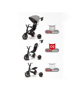 Tricycle Qplay Nova Eva Gris