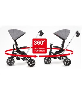 Tricycle Qplay Nova Eva Gris