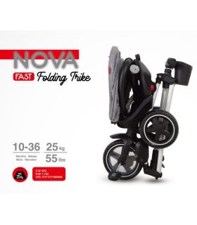 Tricycle Qplay Nova Eva Gris