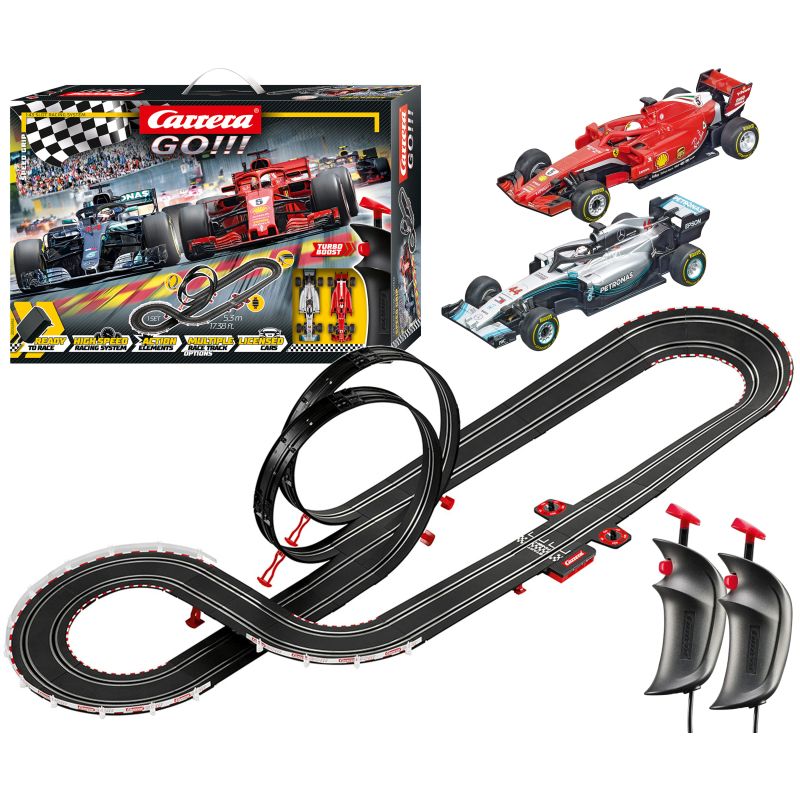 Carrera GO!!! Speed Grip – Circuit de course électrique avec voitures  miniatures Ferrari et Mercedes – Jouet pour enfants à partir de 6 ans :  : Jeux et Jouets