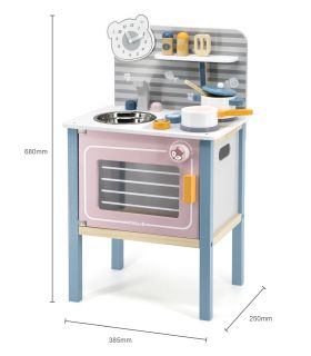 Cuisine moderne Viga avec accessoires PolarB rose