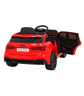 Voiture électrique 12v AudiRS 6 Rouge - Pack Luxe