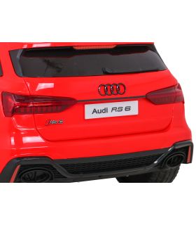 Voiture électrique 12v AudiRS 6 Rouge - Pack Luxe