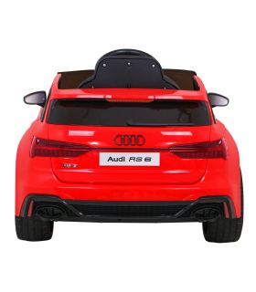 Voiture électrique 12v AudiRS 6 Rouge - Pack Luxe