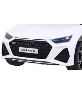 Voiture électrique 12v AudiRS 6 Blanche - Pack Luxe