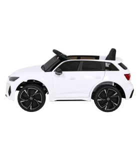 Voiture électrique 12v AudiRS 6 Blanche - Pack Luxe