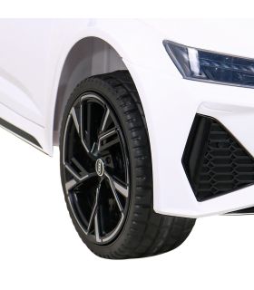Voiture électrique 12v AudiRS 6 Blanche - Pack Luxe