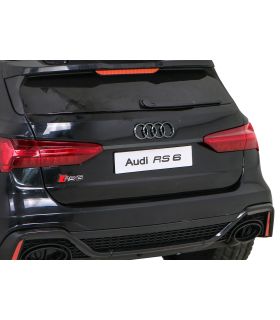 Voiture électrique 12v AudiRS 6 Noire - Pack Luxe