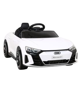 Voiture électrique 12V Audi E-Tron GT Blanche- Pack Luxe