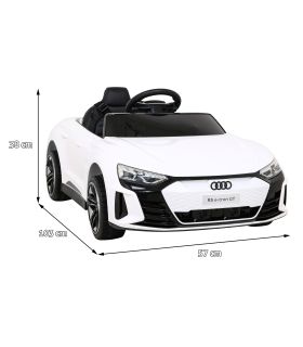 Voiture électrique 12V Audi E-Tron GT Blanche- Pack Luxe