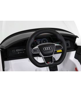 Voiture électrique 12V Audi E-Tron GT Blanche- Pack Luxe