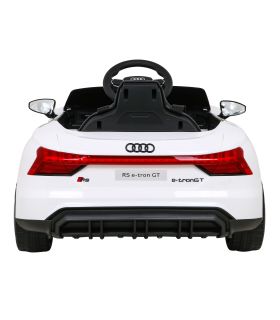 Voiture électrique 12V Audi E-Tron GT Blanche- Pack Luxe