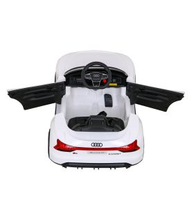 Voiture électrique 12V Audi E-Tron GT Blanche- Pack Luxe