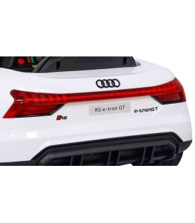 Voiture électrique 12V Audi E-Tron GT Blanche- Pack Luxe