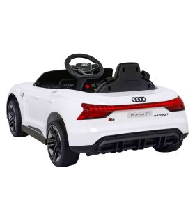 Voiture électrique 12V Audi E-Tron GT Blanche- Pack Luxe