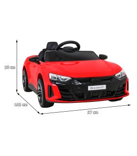 Voiture électrique 12V Audi E-Tron GT Rouge - Pack Luxe