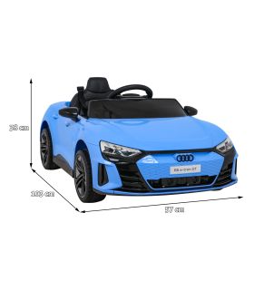 Voiture électrique 12V Audi E-Tron GT Bleue - Pack Luxe