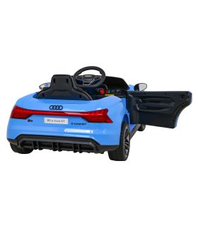 Voiture électrique 12V Audi E-Tron GT Bleue - Pack Luxe