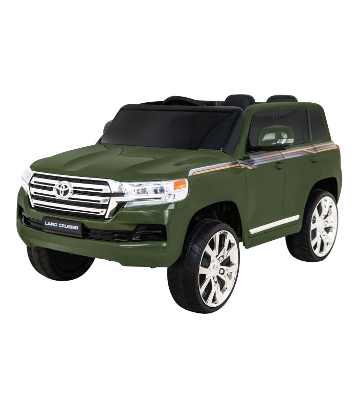 Voiture électrique 2 places 12V Toyota Land Cruiser Vert - Pack Luxe