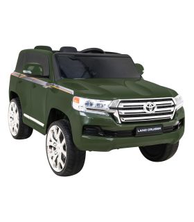 Voiture électrique 2 places 12V Toyota Land Cruiser Vert - Pack Luxe