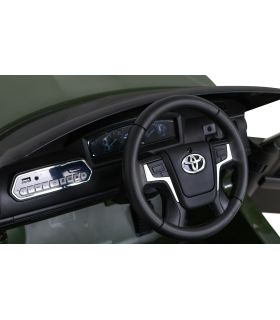 Voiture électrique 2 places 12V Toyota Land Cruiser Vert - Pack Luxe