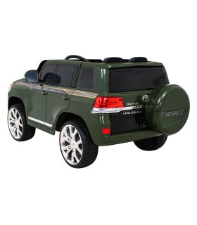 Voiture électrique 2 places 12V Toyota Land Cruiser Vert - Pack Luxe