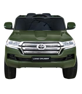 Voiture électrique 2 places 12V Toyota Land Cruiser Vert - Pack Luxe