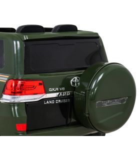 Voiture électrique 2 places 12V Toyota Land Cruiser Vert - Pack Luxe