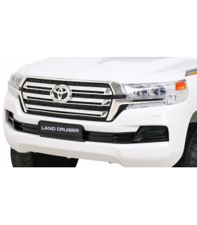 Voiture électrique 2 places 12V Toyota Land Cruiser Blanc - Pack Luxe