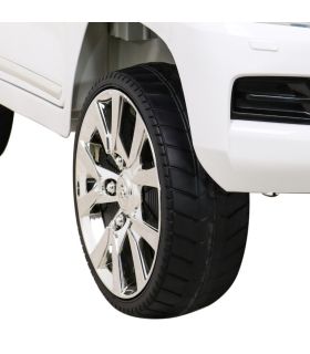 Voiture électrique 2 places 12V Toyota Land Cruiser Blanc - Pack Luxe