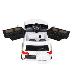 Voiture électrique 2 places 12V Toyota Land Cruiser Blanc - Pack Luxe