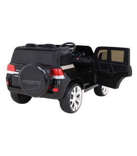 Voiture électrique 2 places 12V Toyota Land Cruiser Noir - Pack Luxe