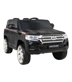 Voiture électrique 2 places 12V Toyota Land Cruiser Noir - Pack Luxe