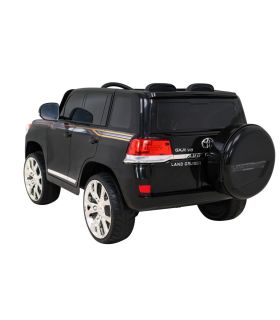 Voiture électrique 2 places 12V Toyota Land Cruiser Noir - Pack Luxe