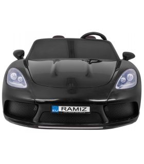 Voiture électrique 2 places 24V Perfecta A021 Noire - Pack Luxe