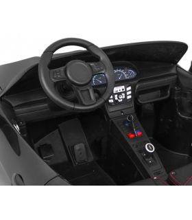 Voiture électrique 2 places 24V Perfecta A021 Noire - Pack Luxe