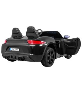 Voiture électrique 2 places 24V Perfecta A021 Noire - Pack Luxe