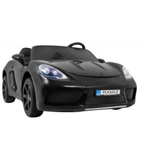 Voiture électrique 2 places 24V Perfecta A021 Noire - Pack Luxe