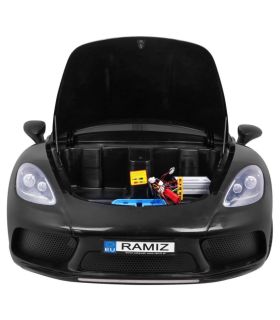 Voiture électrique 2 places 24V Perfecta A021 Noire - Pack Luxe