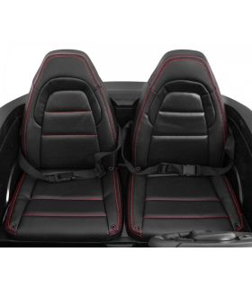 Voiture électrique 2 places 24V Perfecta A021 Noire - Pack Luxe