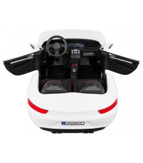 Voiture électrique 2 places 24V Perfecta A021 Blanche - Pack Luxe