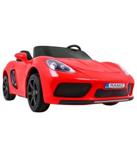 Voiture électrique 2 places 24V Perfecta A021 Rouge - Pack Luxe