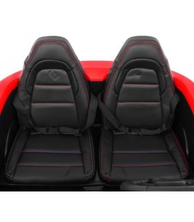 Voiture électrique 2 places 24V Perfecta A021 Rouge - Pack Luxe