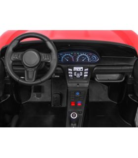 Voiture électrique 2 places 24V Perfecta A021 Rouge - Pack Luxe