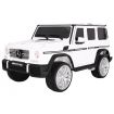 Voiture électrique 12V Mercedes G65 Blanche Métallisée - Pack Luxe