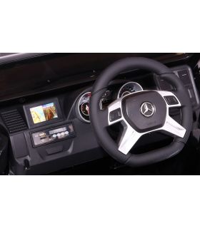 Voiture électrique 12V Mercedes G65 Blanche Métallisée - Pack Luxe