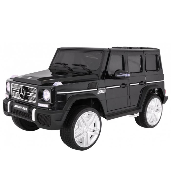 Voiture électrique 12V Mercedes G65 Noire Métallisée - Pack Luxe